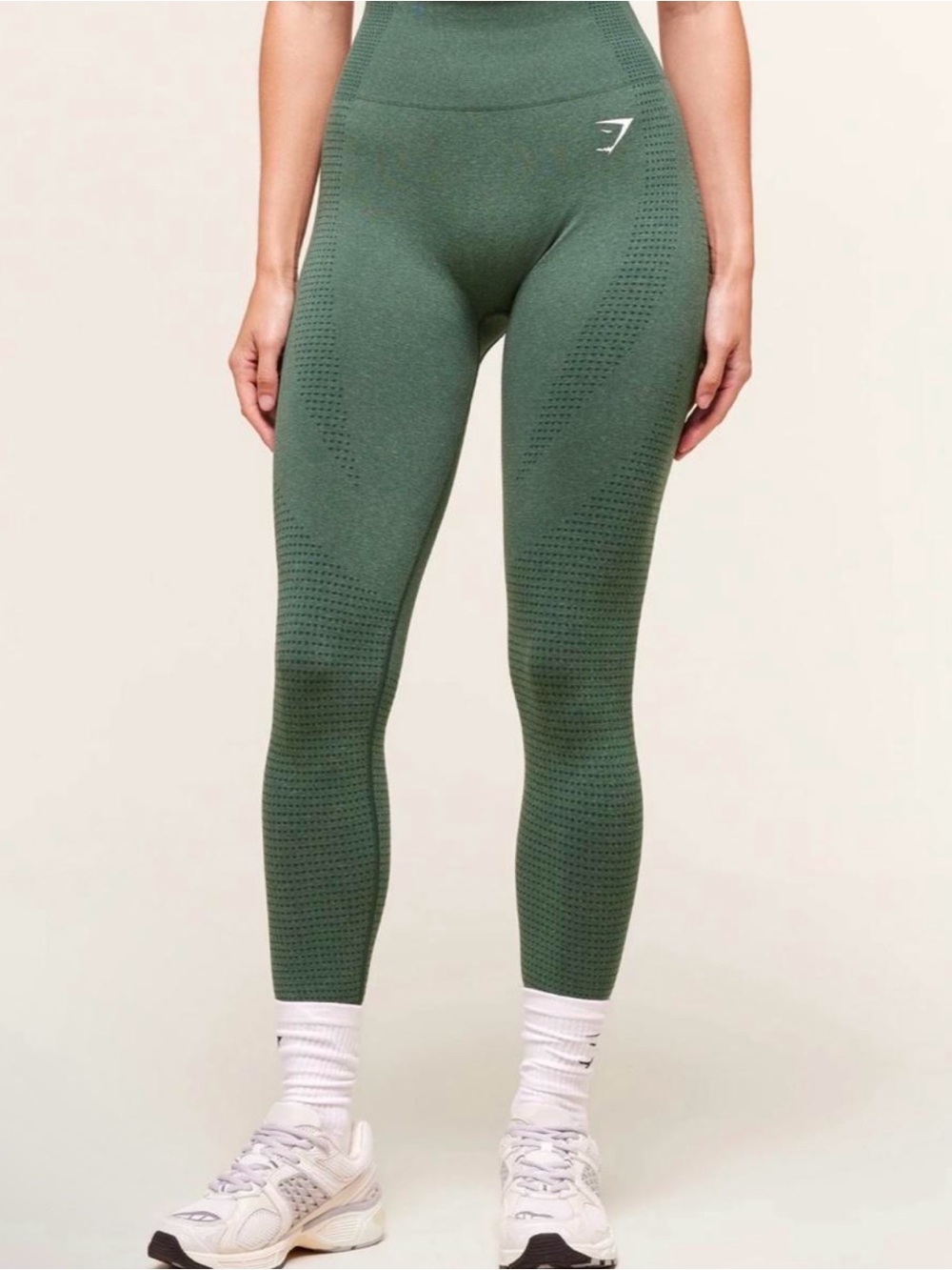 Gymshark Olive Seamless High-Rise Leggings